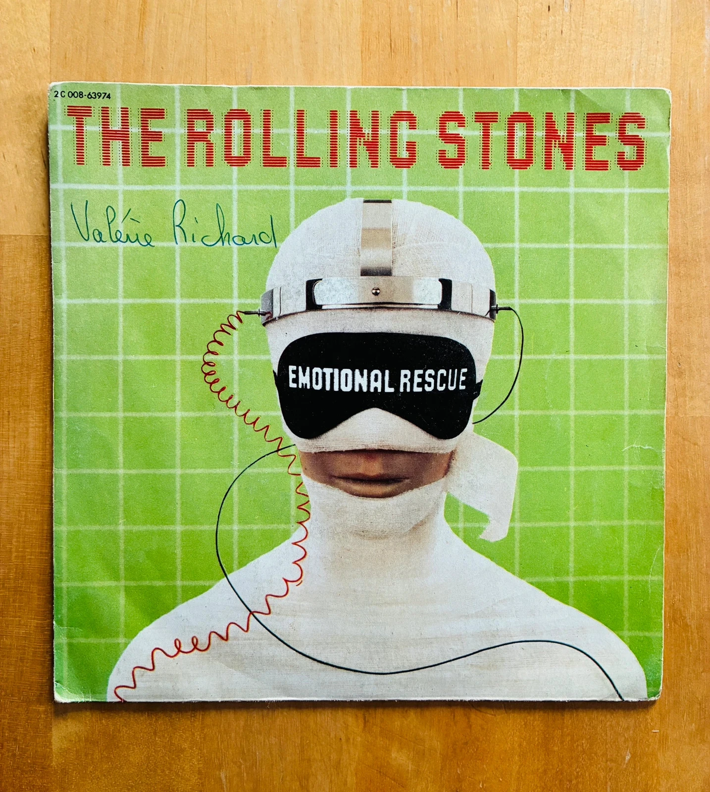 Disque vinyle 45T The Rolling Stones Emotional Rescue.